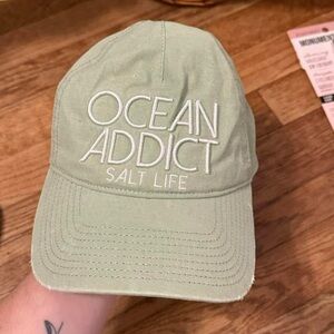Salt Life Ocean Addict Green Cap